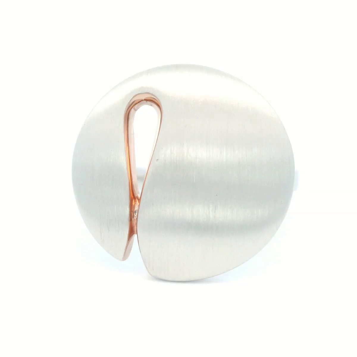 Sleek Modern Silver Ring