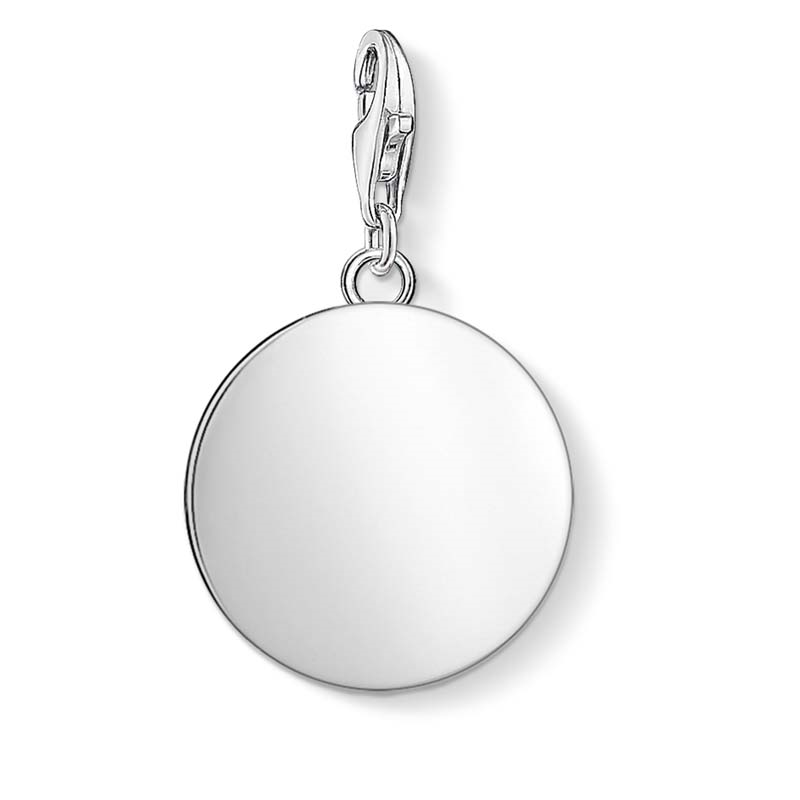 Thomas Sabo Charm Club Engravable Silver Disc