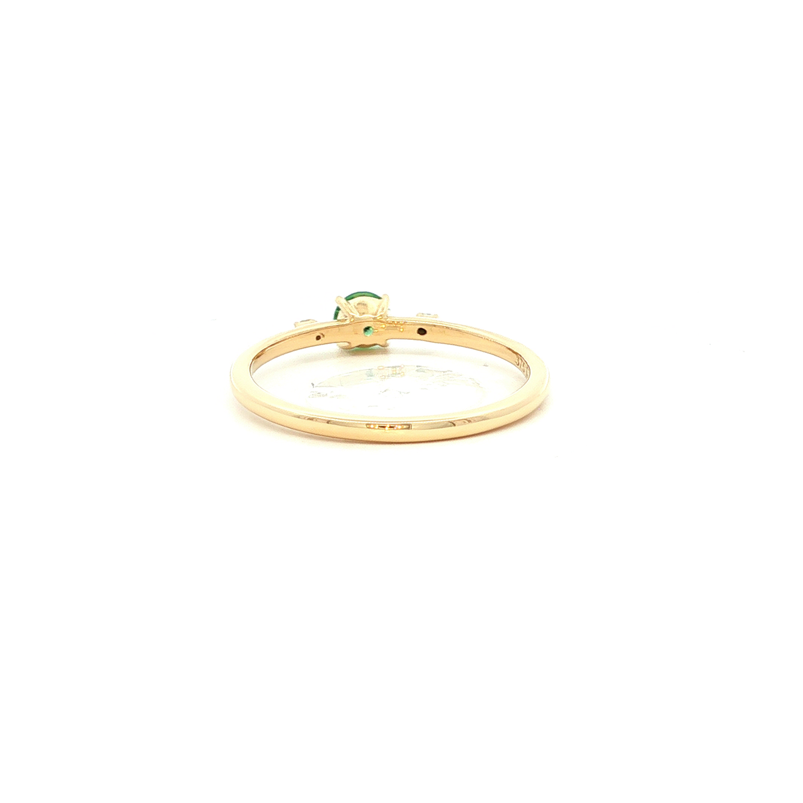 Diamond and Tourmaline Dress Ring in Yellow Gold