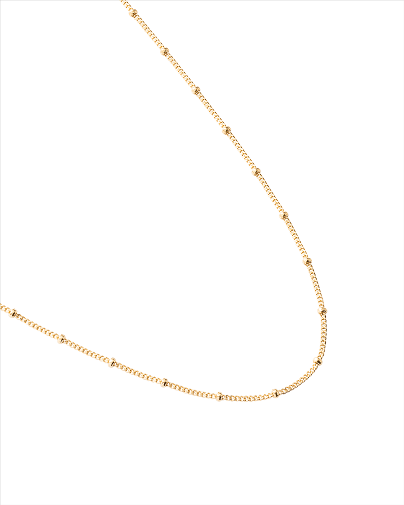 Kirstin Ash 18ct Gold Vermeil Bespoke Ball Chain 16-18