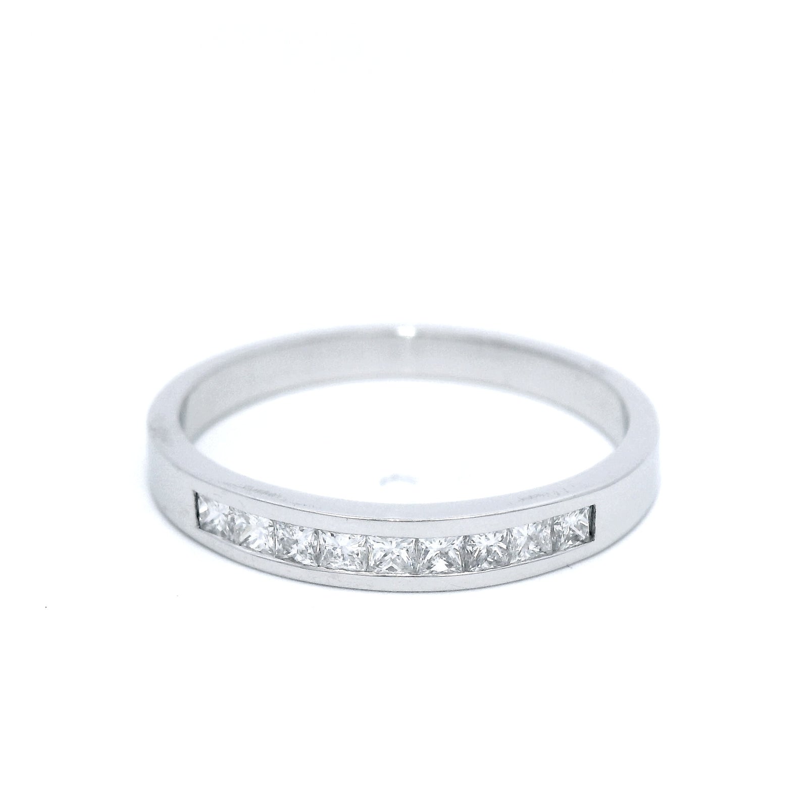 Diamond Set Eternity Ring in White Gold