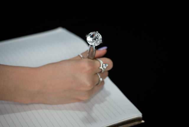 GEORGINI DIAMOND PEN SILVER