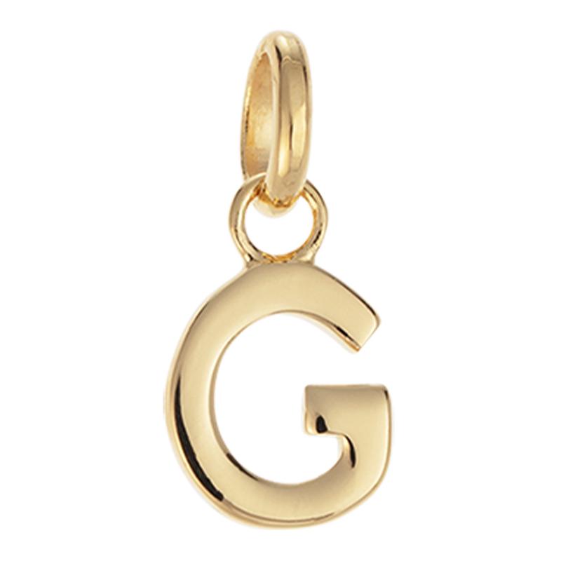 Kirstin Ash 18ct Gold Vermeil Outline Initial 'S'