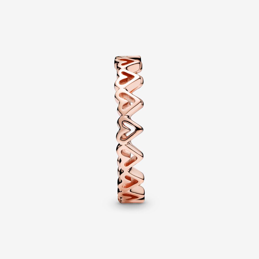 Hearts Pandora Rose ring