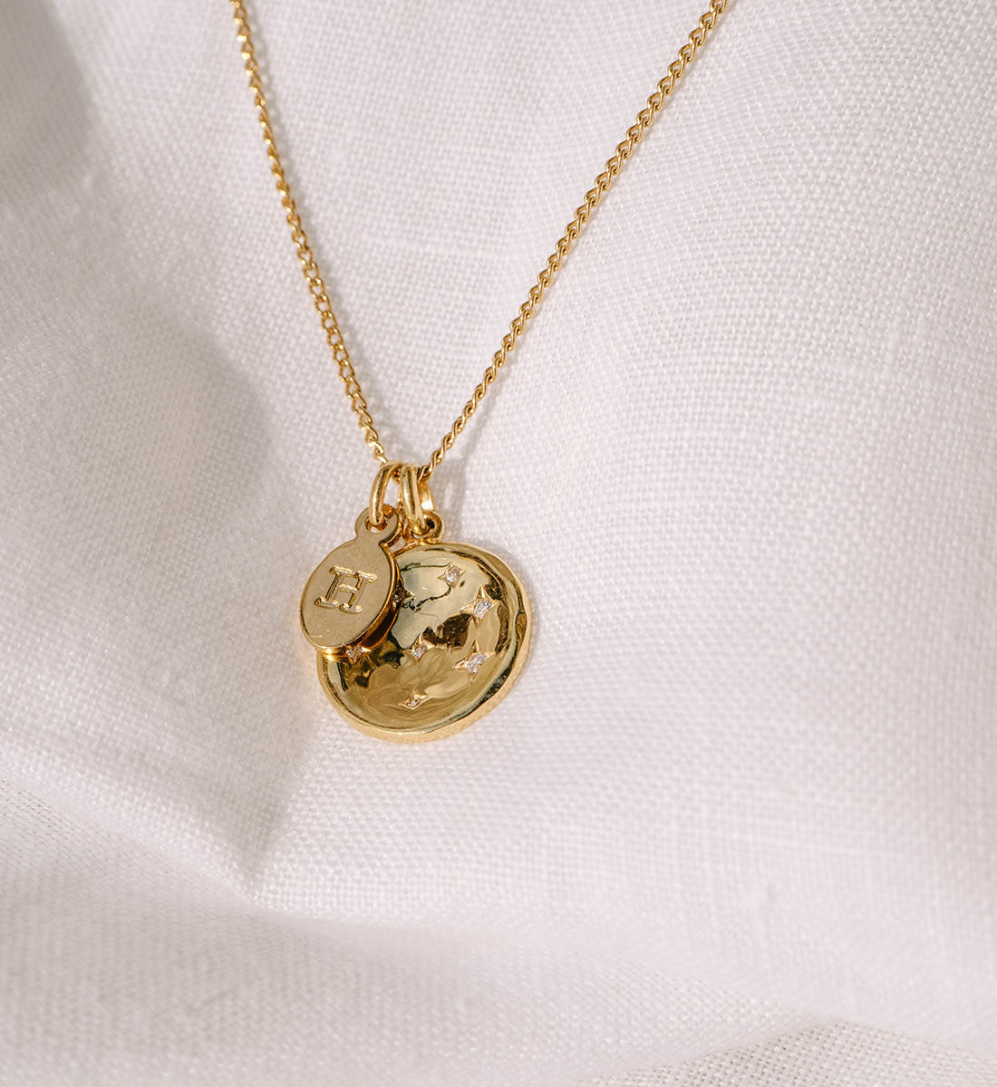 Kirstin Ash 18ct Gold Vermeil Initial 'P'