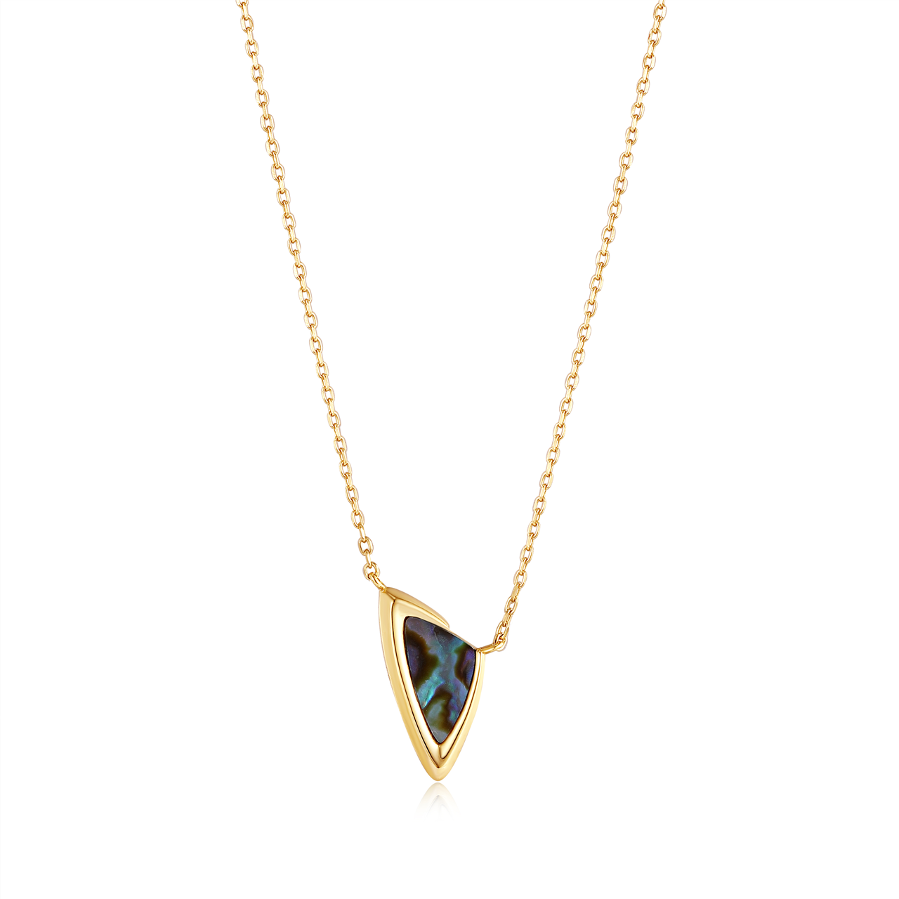 Ania Haie Arrow Abalone Pendant Necklace