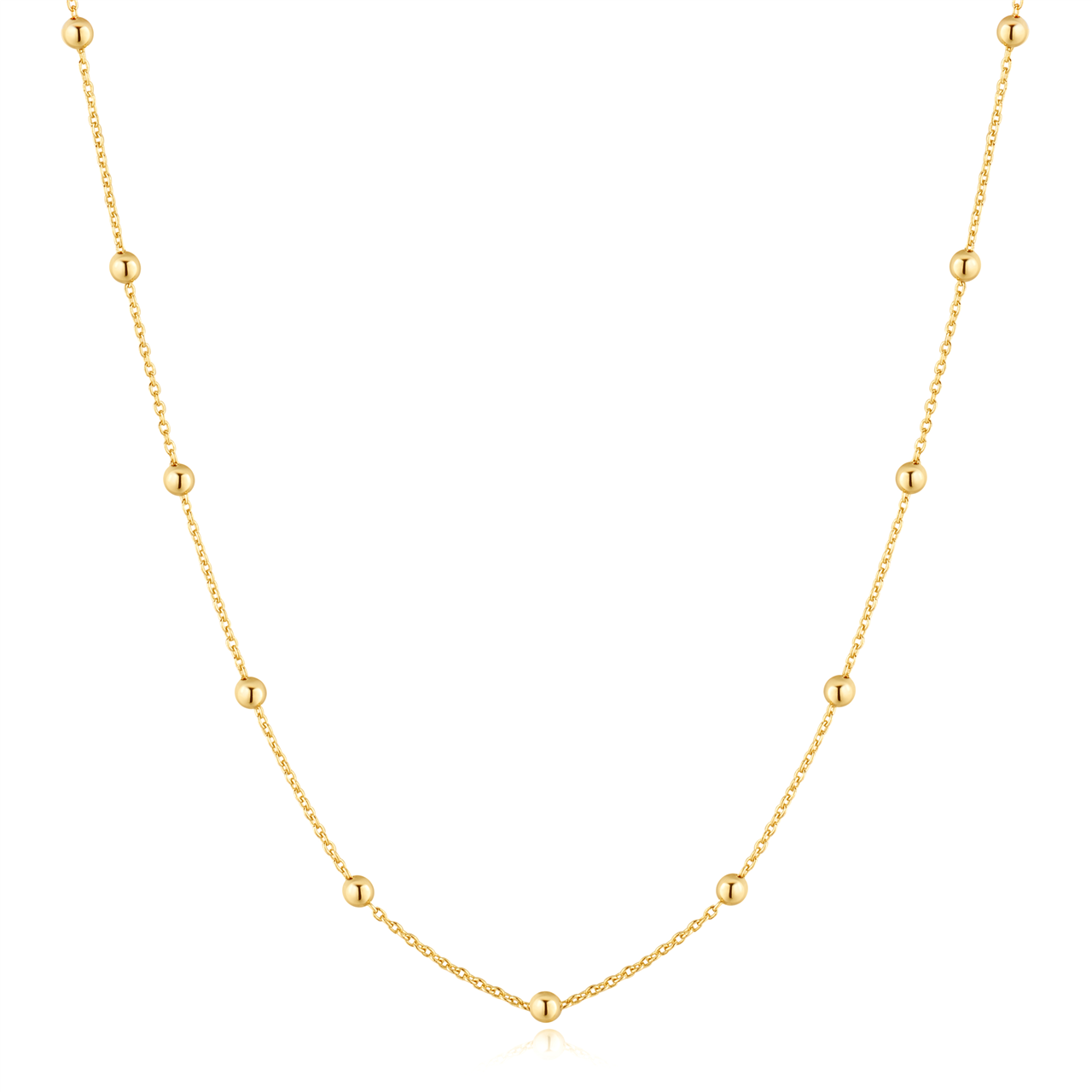 Ania Haie Gold Bobble Long Chain Necklace