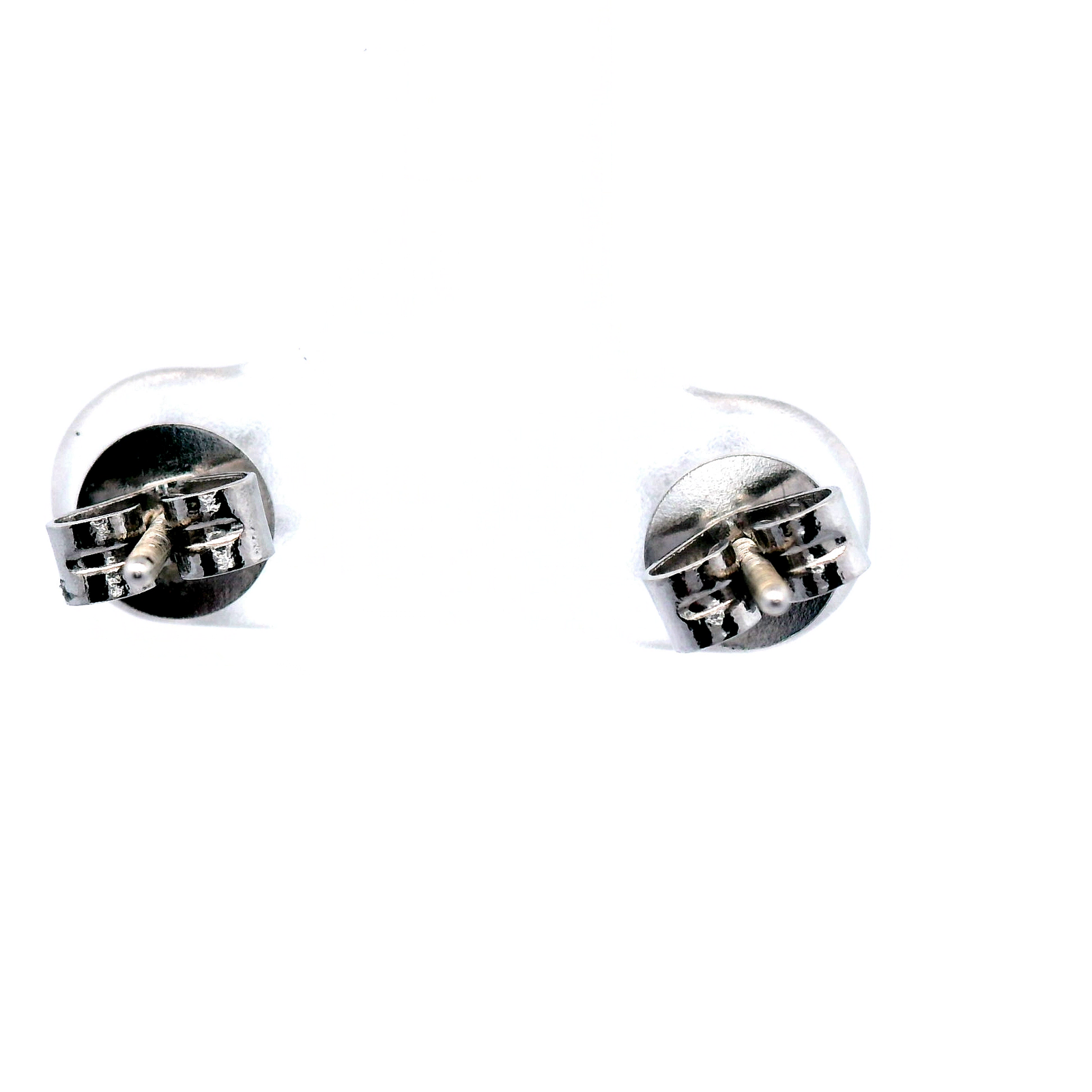 Diamond Stud Earrngs in a White Gold 6 Claw Setting