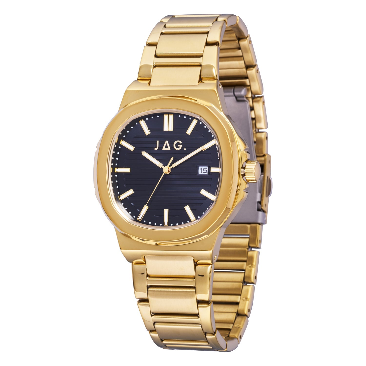 JAG Eaton Gold Stainless Steel Mens Watch J2847A