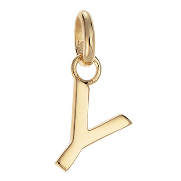 Kirstin Ash 18ct Gold Vermeil Outline Initial 'S'