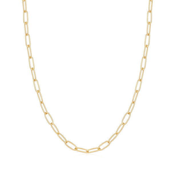 Ania Haie Gold Link Charm Chain Necklace