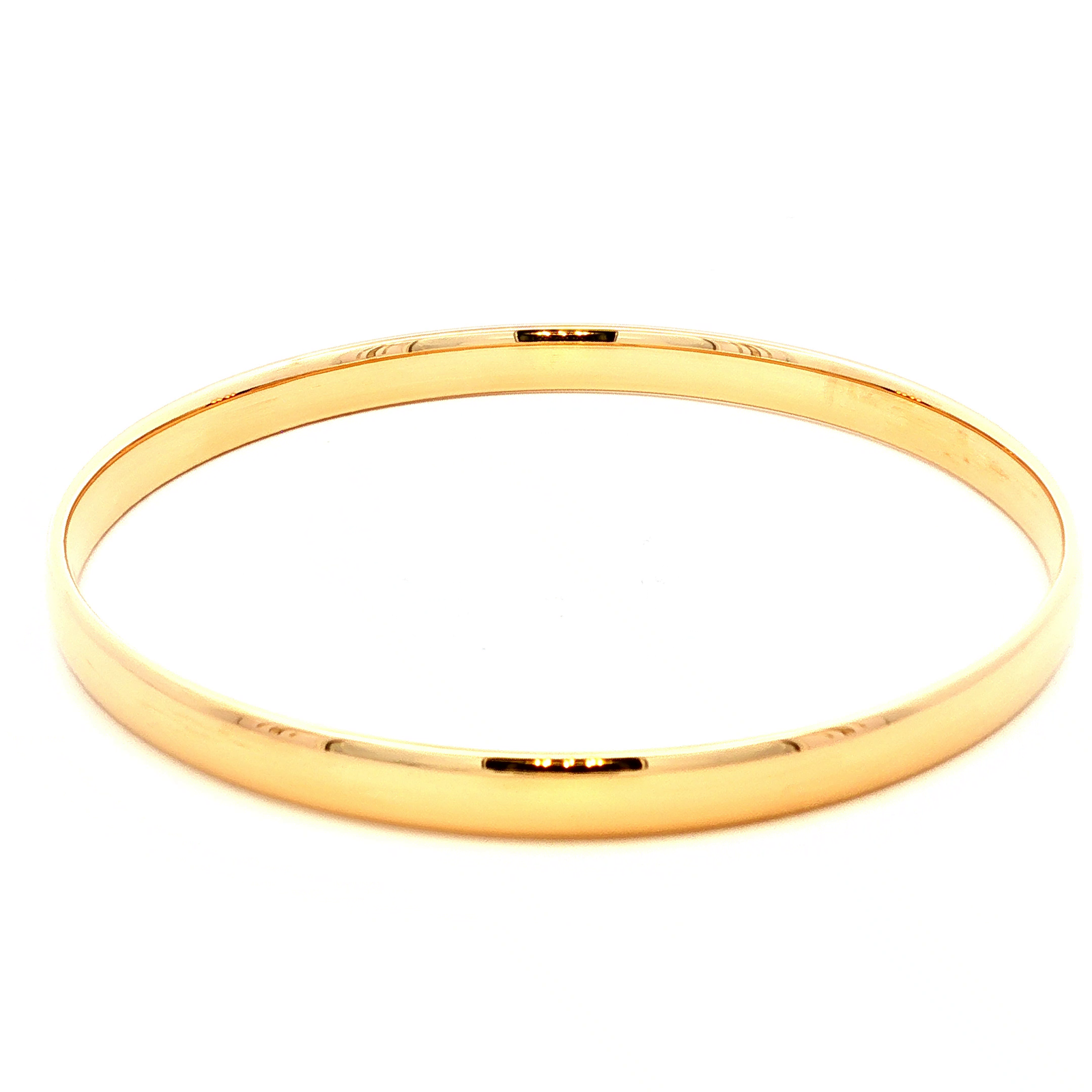 Classic Comfort Fit Bangle in Yellow Gold