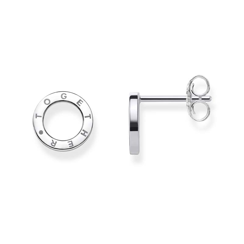Thomas Sabo Sterling Silver Circles Together Stud Earrings