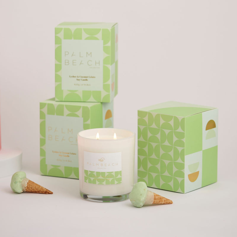 Lychee & Coconut Gelato 420G Limited Edition Standard Candle