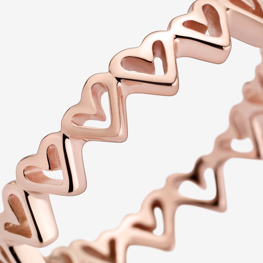Hearts Pandora Rose ring