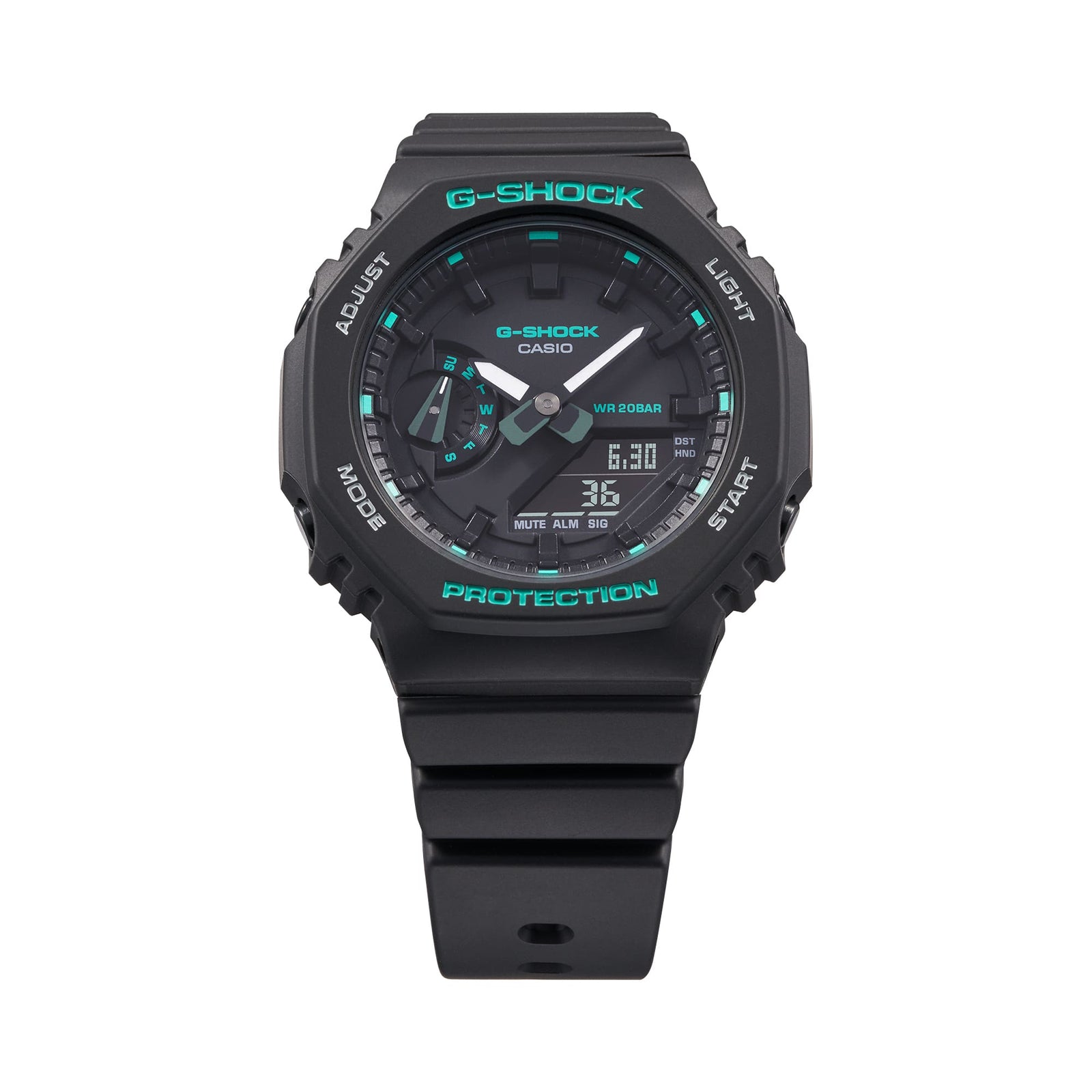 G-Shock Mid Duo Green Accent Watch GMAS2100GA-1A