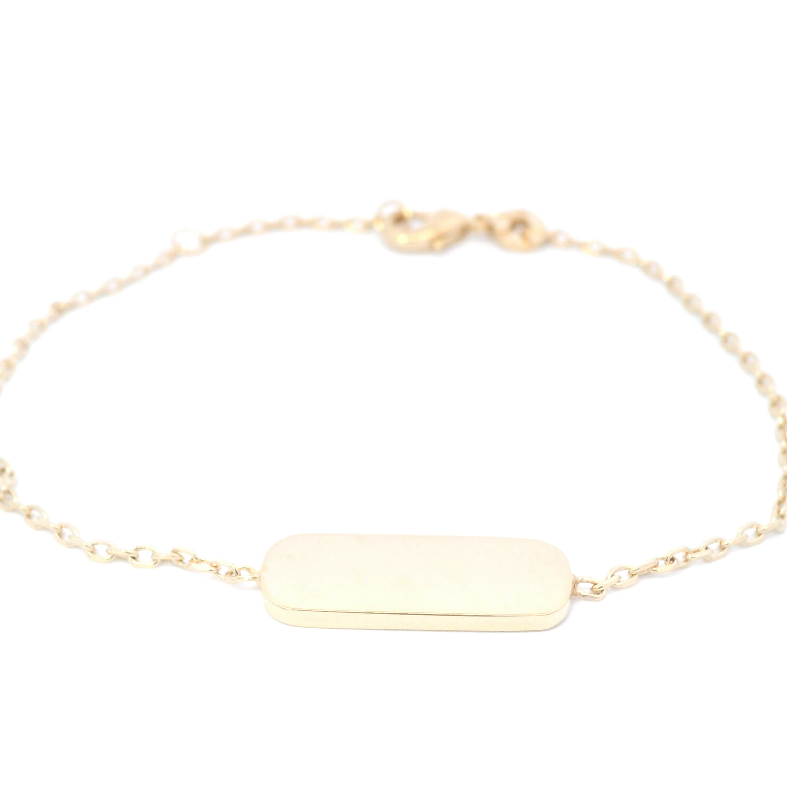 Rectangle Bracelet In Yellow Gold