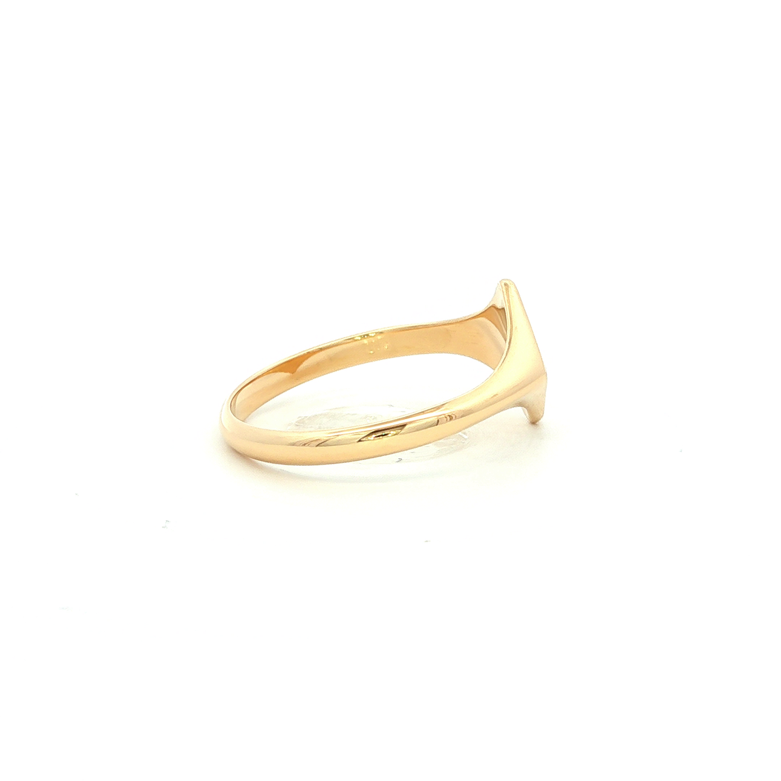 Ladies Signet Dress Ring in Yellow Gold