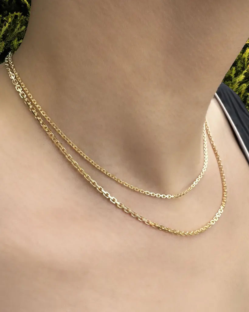 Solid Hammered Diamond Cut Cable