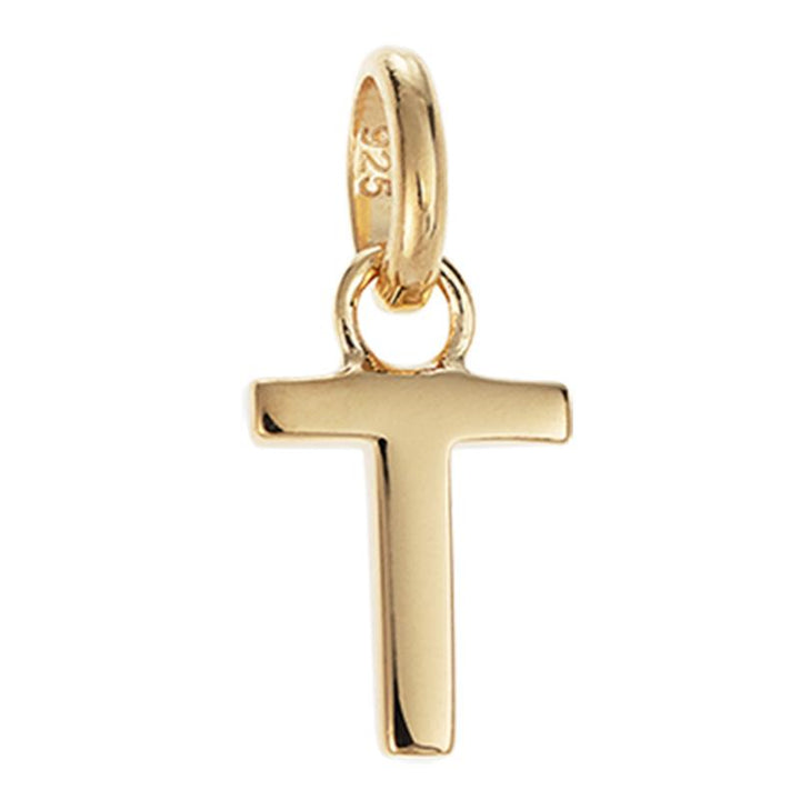 Kirstin Ash 18ct Gold Vermeil Outline Initial 'S'