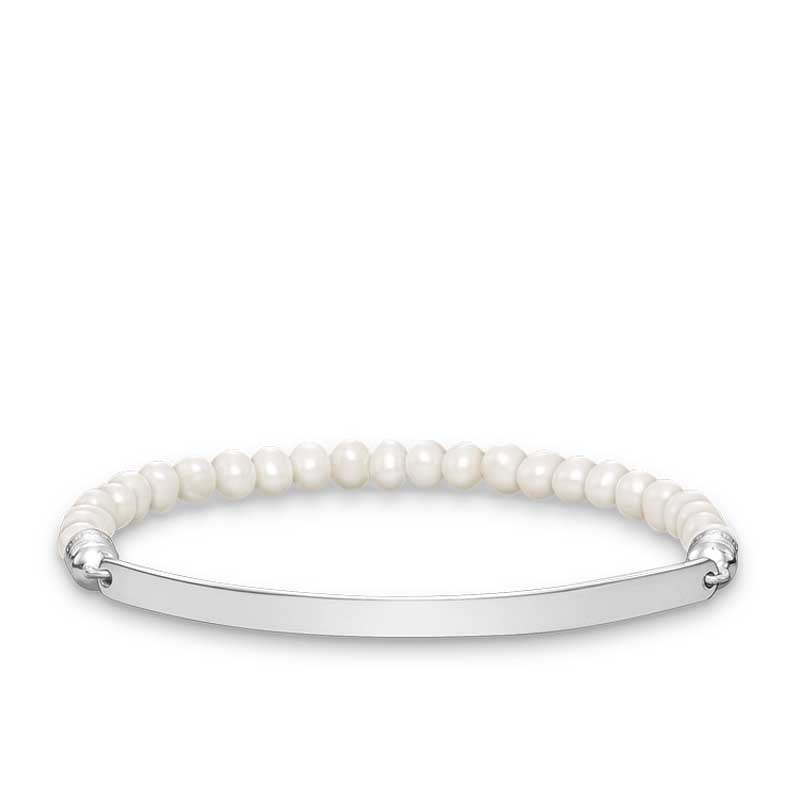Thomas Sabo Lovebridge Freshwater Pearl Bracelet 17.5cm
