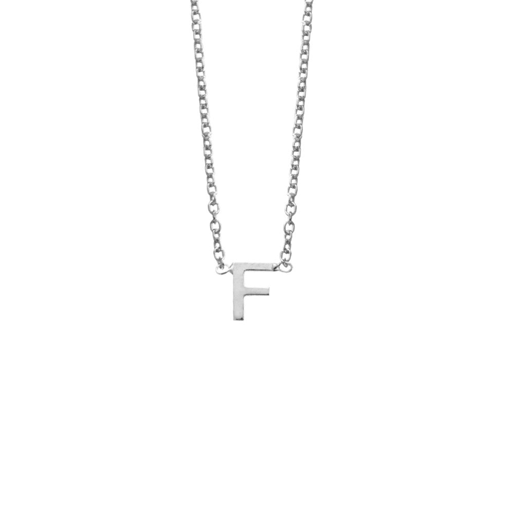 Initial Necklace Petite Initial Pendant
