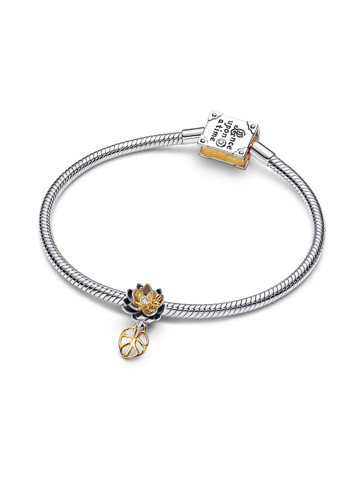 Pandora Disney Princess Tiana Lotus Flower Lab-grown Diamond Charm