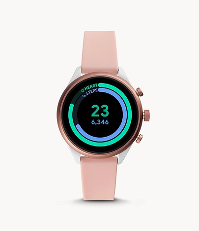 Fossil Sport Blush Silicone Smartwatch