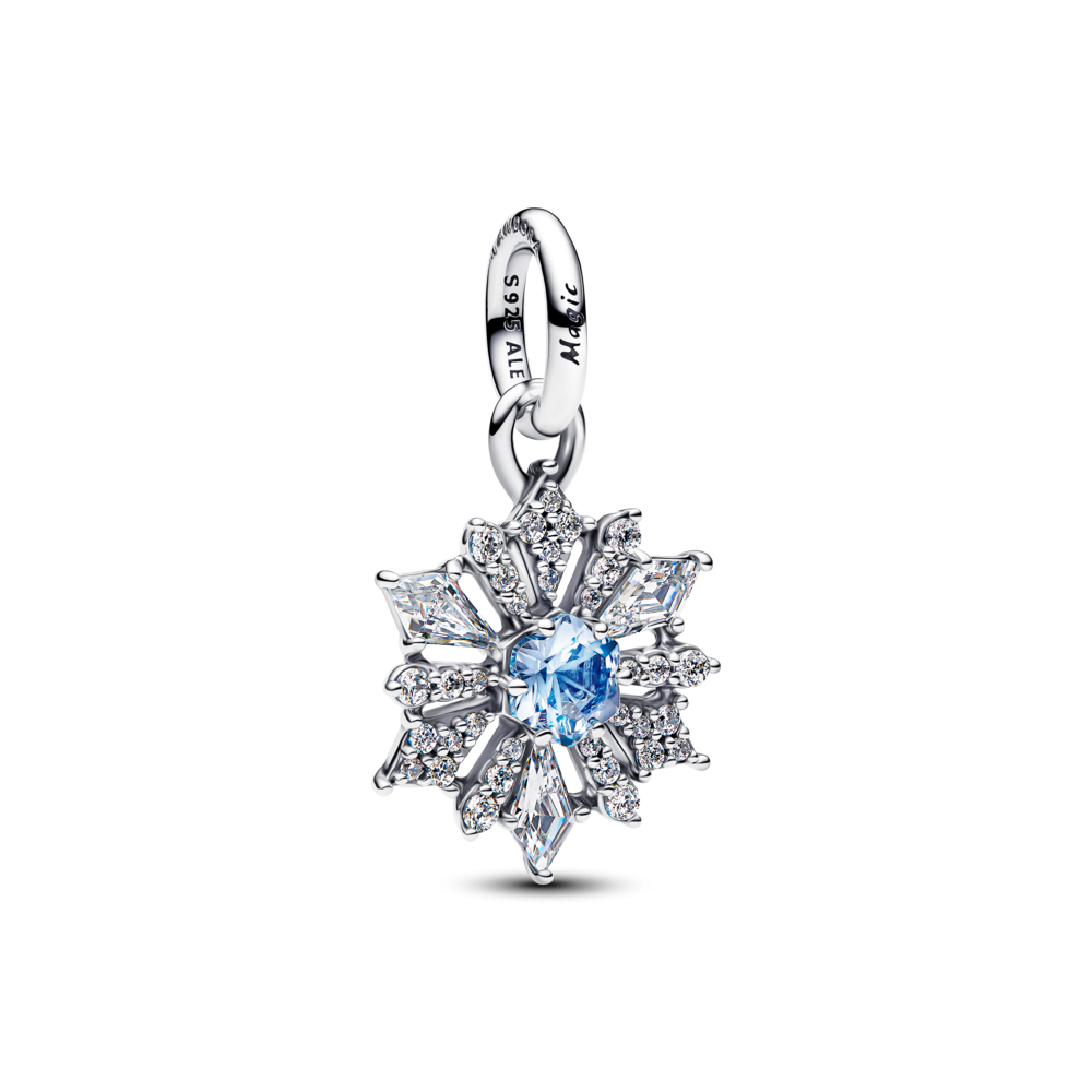 Pandora Disney Frozen Queen Elsa Snowflake Dangle Charm