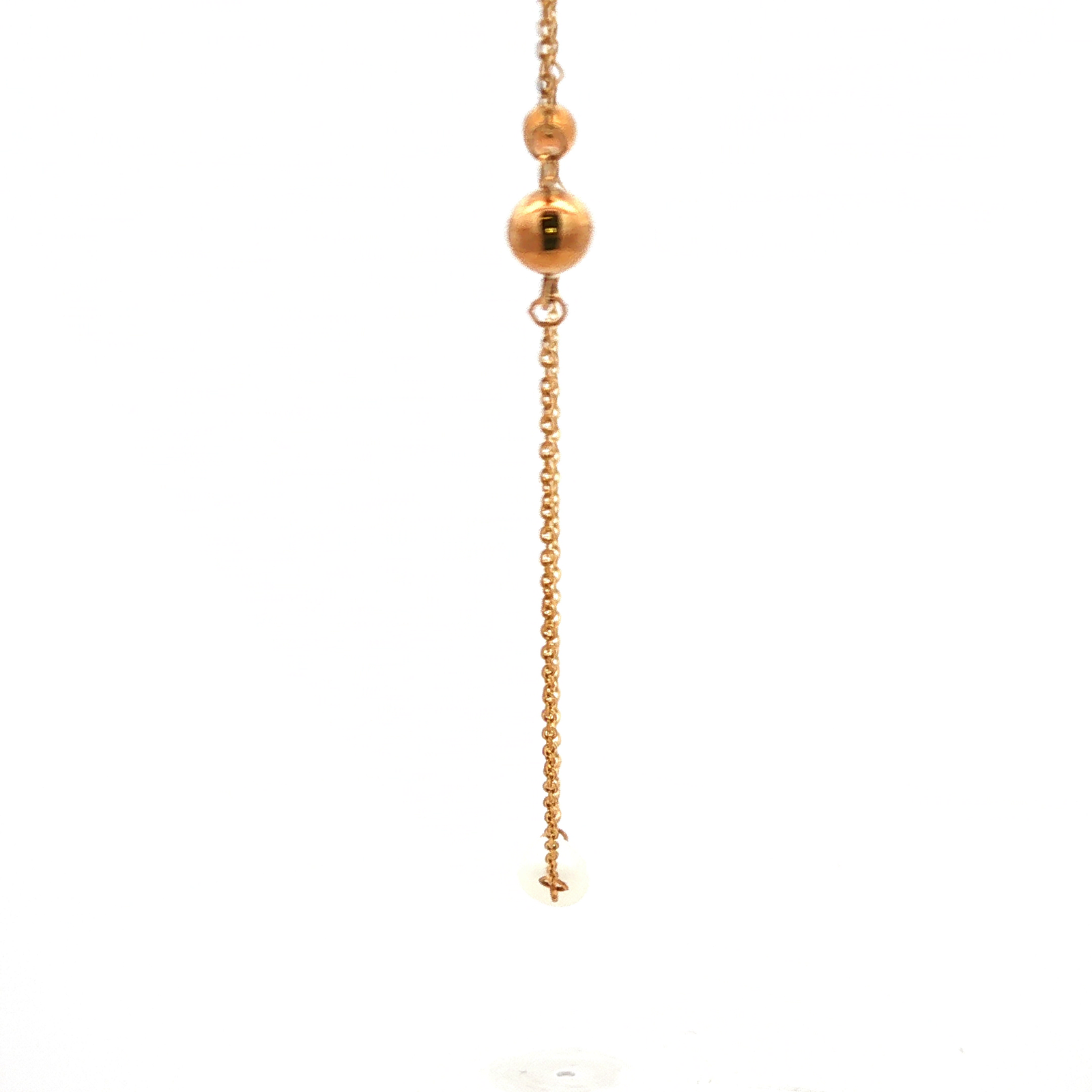 Freshwater Ball Pearl Necklet in Yellow Gold