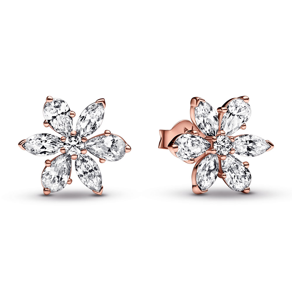 Sparkling Herbarium Cluster Stud Earrings