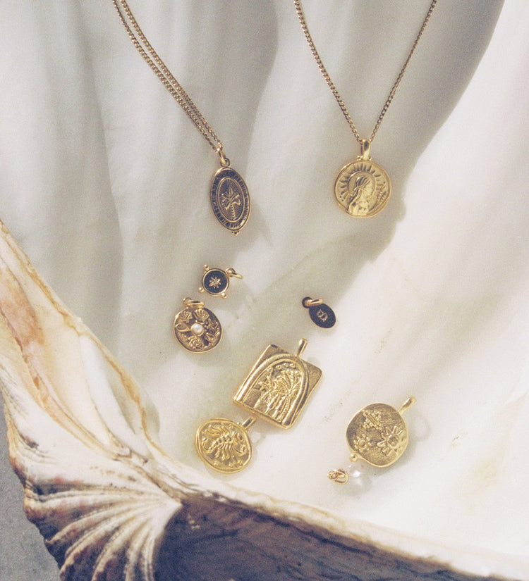 Kirstin Ash 18ct Gold Vermeil Initial 'P'