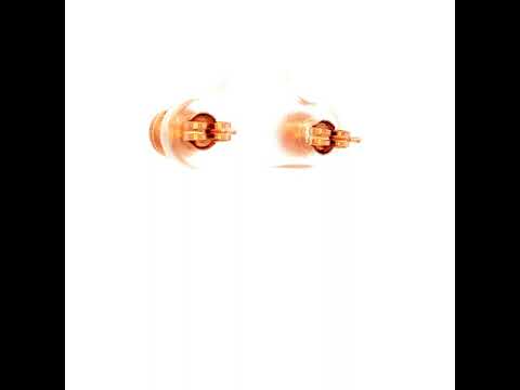 Heavy Ball Studs in Rose Gold