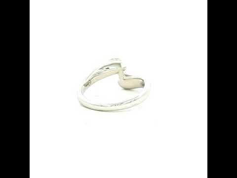 Solene Natural Australian Sapphire Ring in White Gold