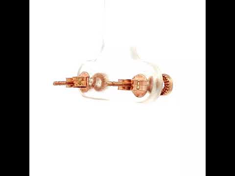 Infinity Stud Earring in Rose Gold