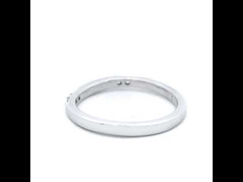 Argle Diamond Stacker Dress Ring set in 18ct White Gold