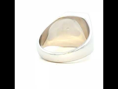 Triplex Opal Gents Dress Ring