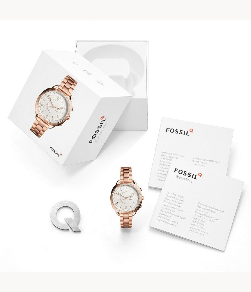Fossil Hybrid Accomplice Rose Gold Stainless Steel Smartwatch