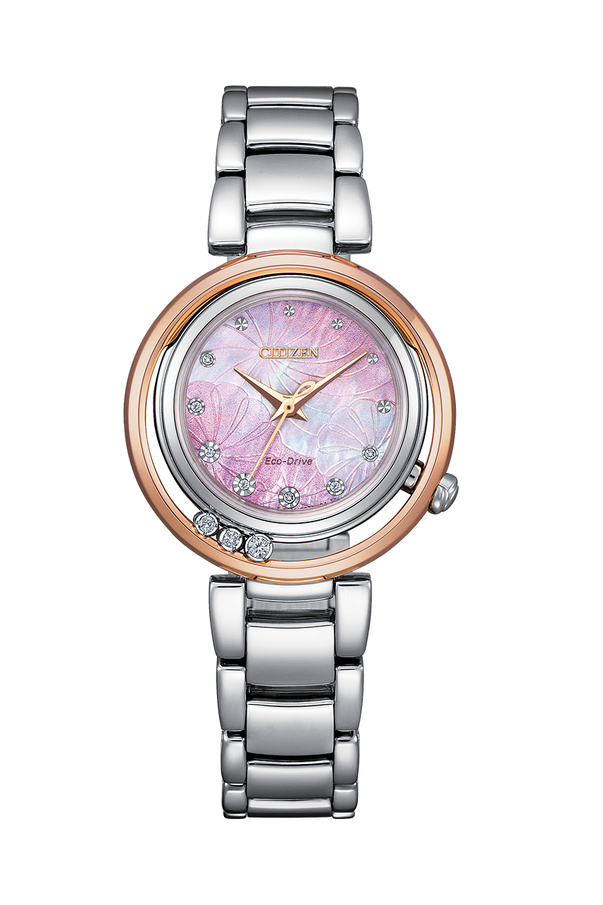 Citizen Women&#39;s L Arcly Eco-Drive Pink Mother-of-Pearl Dial Watch