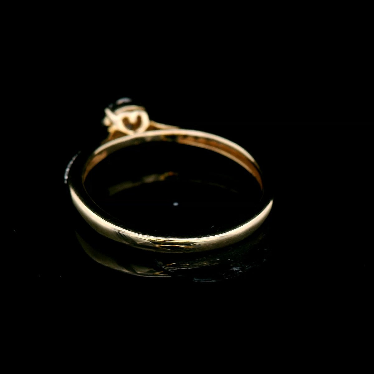 9 Carat Yellow Gold Diamond Engagement Ring