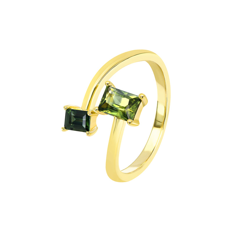 Arilla Baguette Sapphire Ring