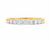 Diamond Claw Set Wedder in 18ct Two-Tone Gold