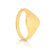 Oval 9 Carat Yellow Gold Signet Ring