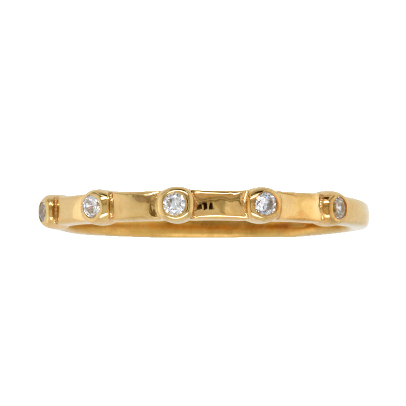 Diamond Wedding Ring Set in 9 Carat Yellow Gold
