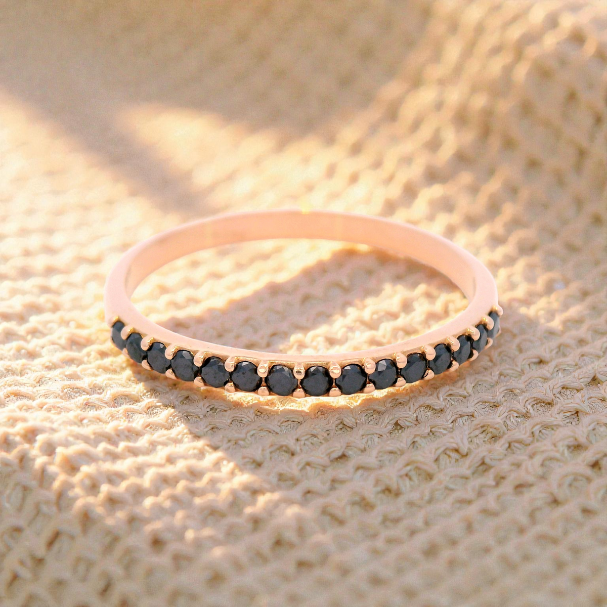 Diamond Set Dress Ring in Rose Gold