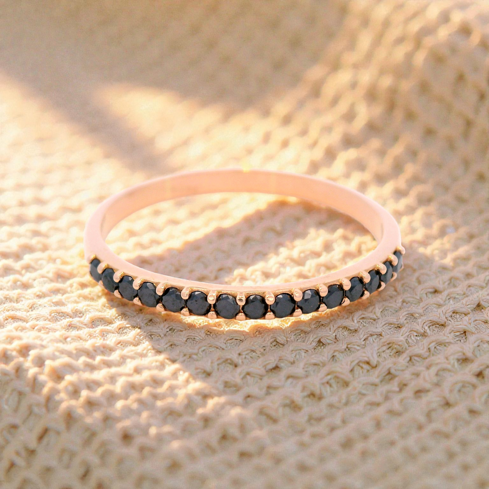Diamond Set Dress Ring in Rose Gold