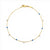 Fine Enamel Bracelet in Yellow Gold