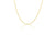 9 Carat Yellow Gold Magic Wheat Chain 21cm