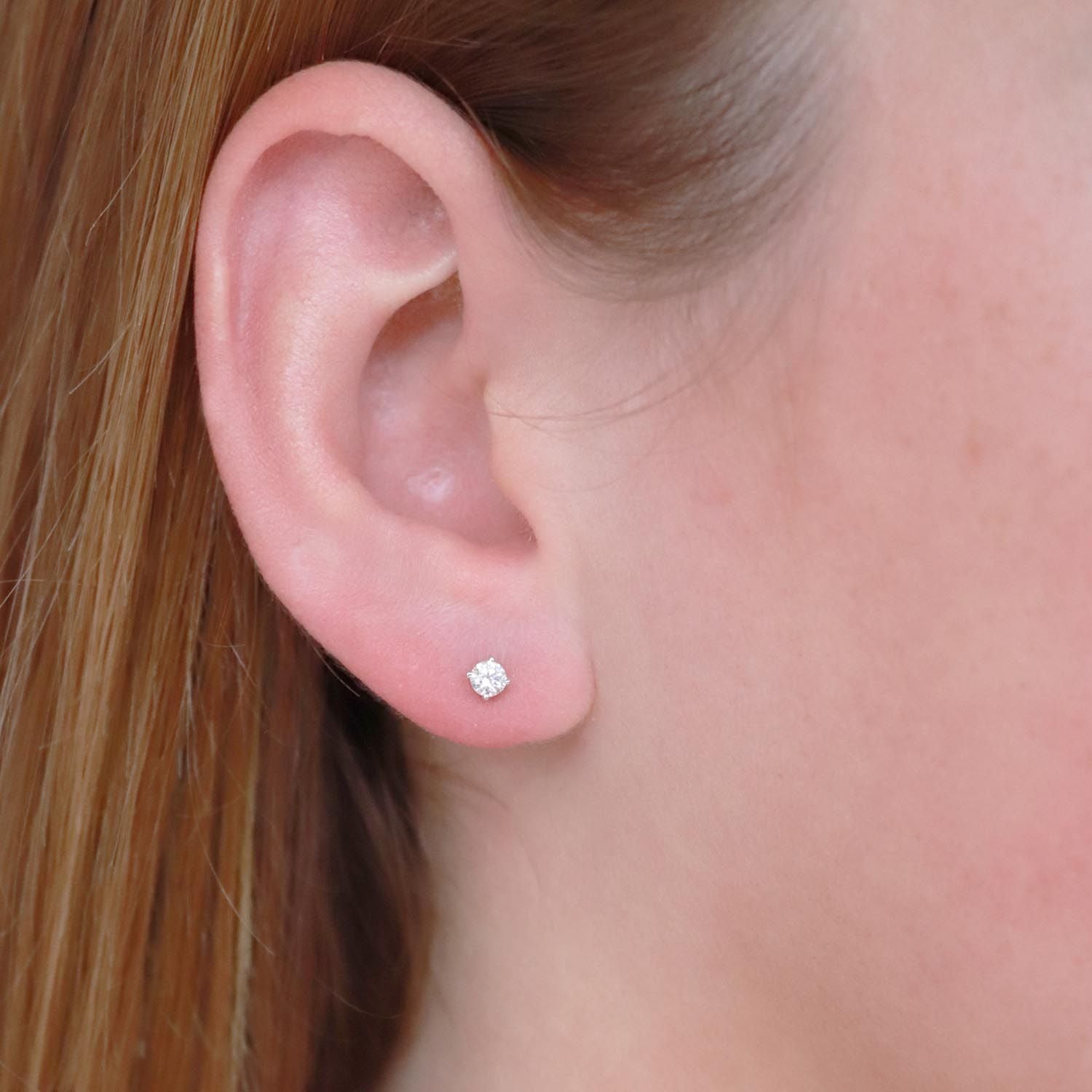 0.25 Carat Diamond Stud Earrings