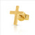 Plain Cross Stud Earrings. Design:: EAR508-9Y